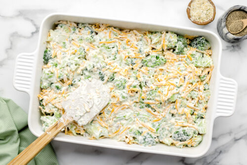 Broccoli Cheese Casserole {with Ritz Crackers!} | Lil' Luna