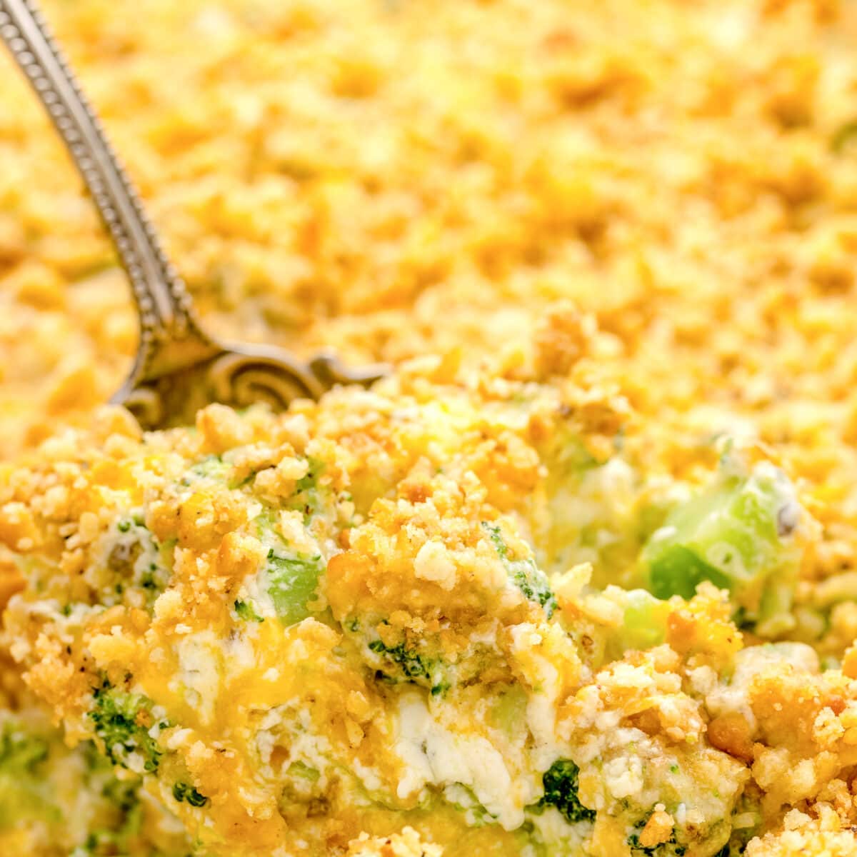 Broccoli Cheese Casserole {with Ritz Crackers!} | Lil' Luna