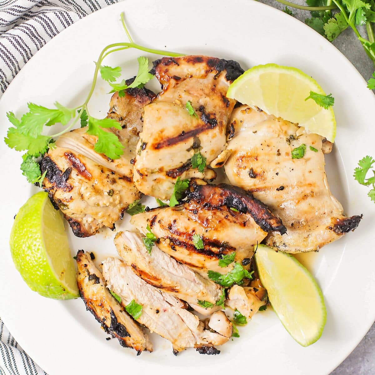 Cilantro Lime Chicken {Marinate + Grill!} Lil