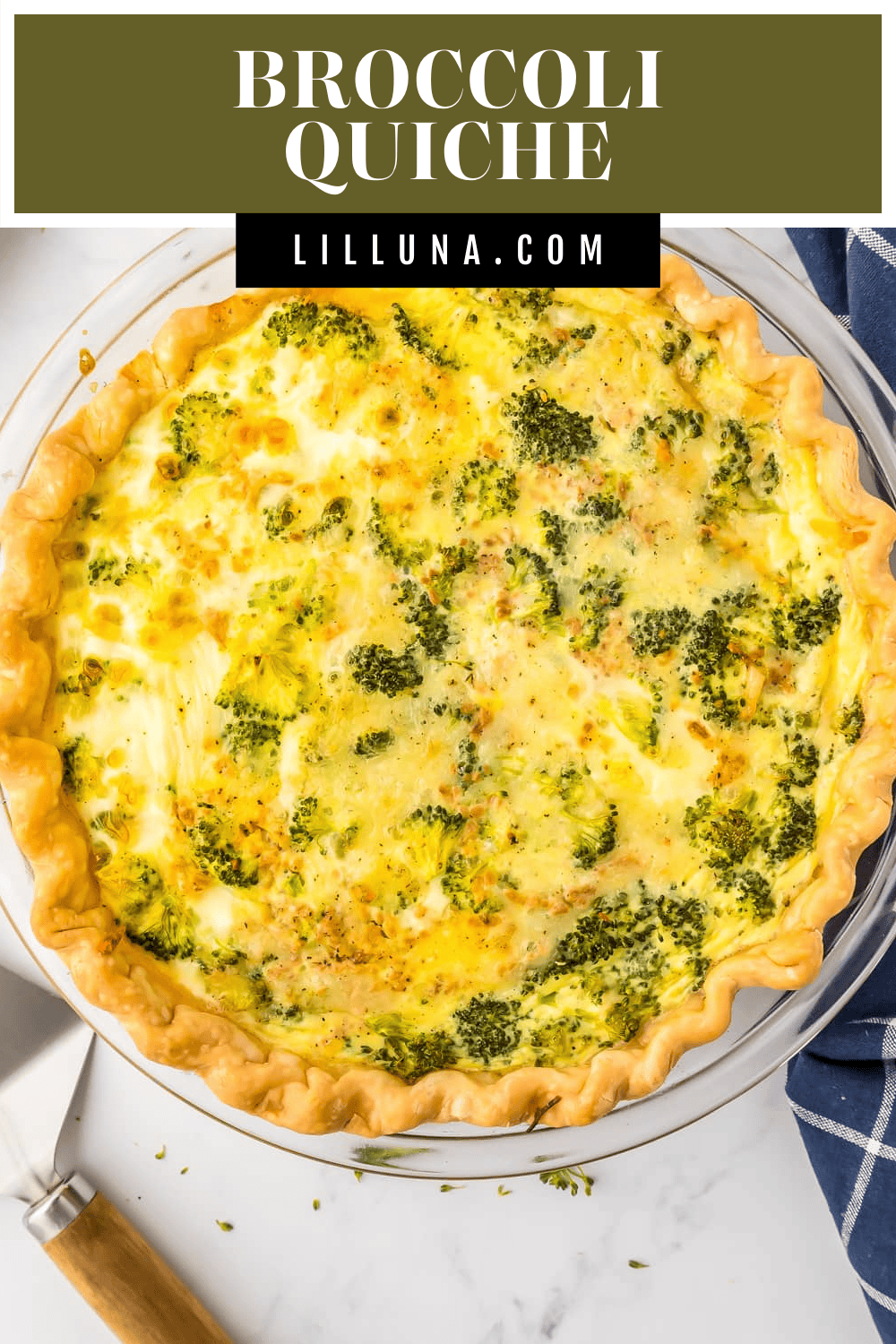 Broccoli Quiche | Lil' Luna