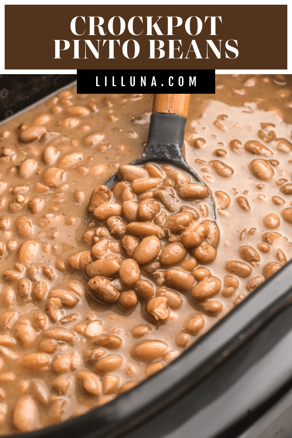 Crock Pot Pinto Beans {SO Easy!} | Lil' Luna