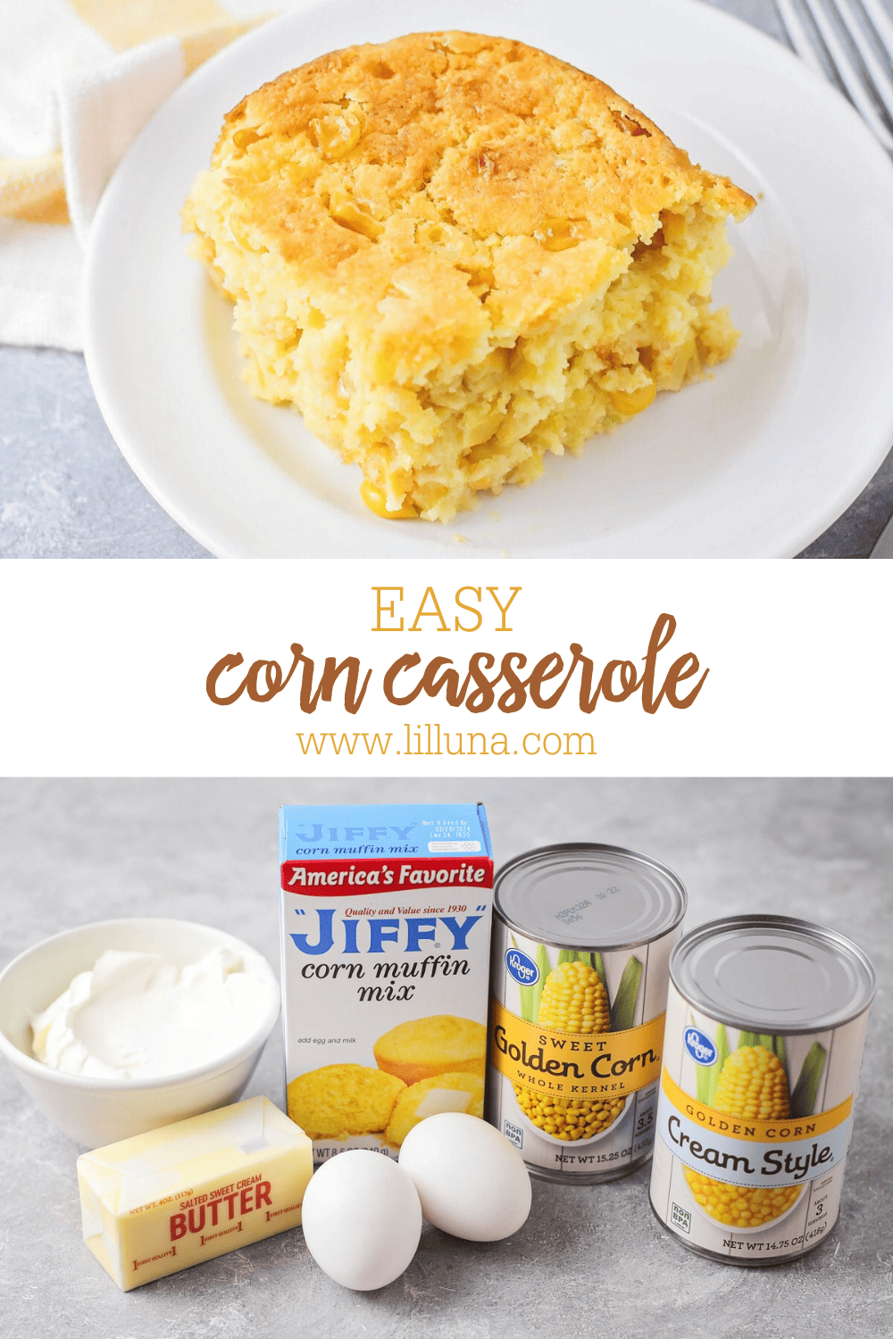 Easy Corn Casserole Recipe Lil' Luna