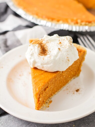 Crustless Pumpkin Pie {Gluten Free!} | Lil' Luna