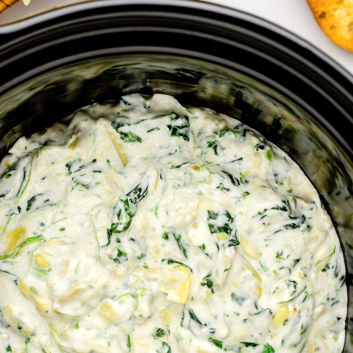 Crockpot Spinach Artichoke Dip Lil' Luna