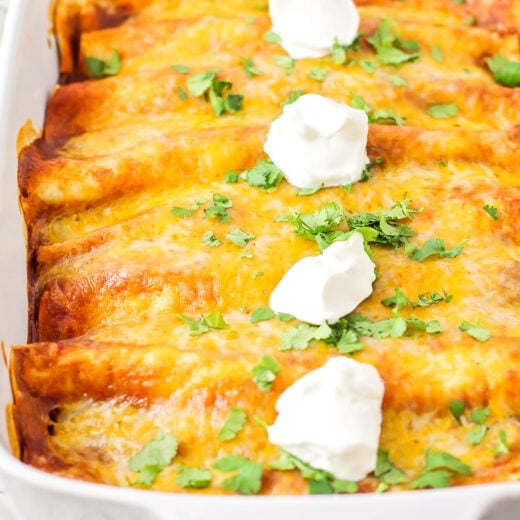 Ground Beef Enchiladas 