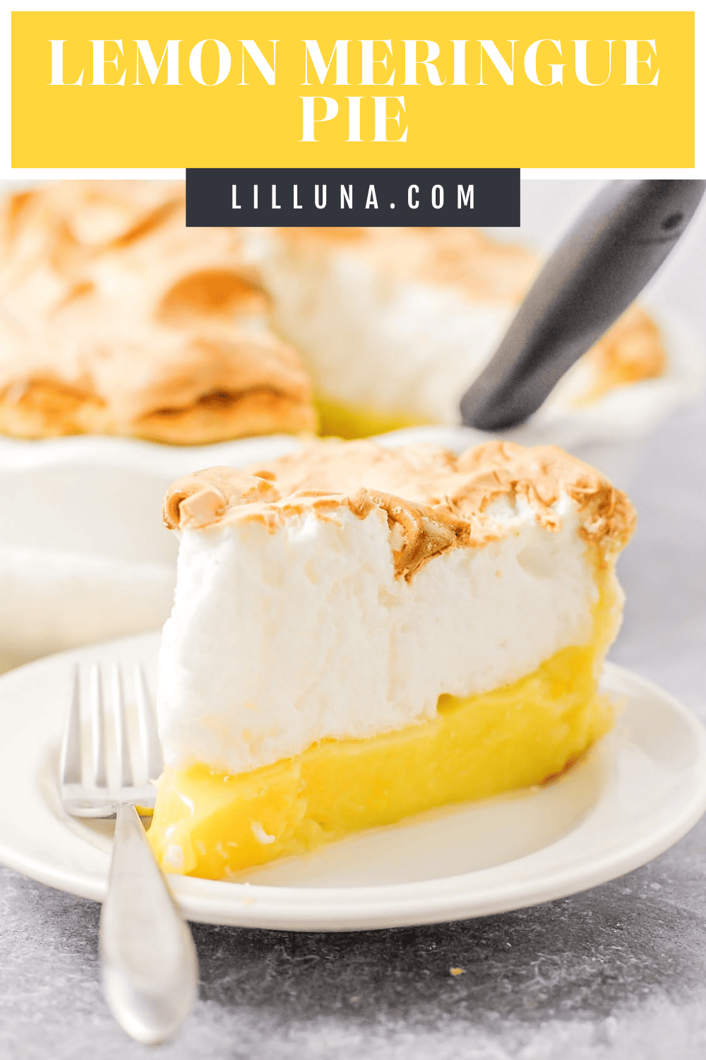 Lemon Meringue Pie {Step by Step!} | Lil' Luna