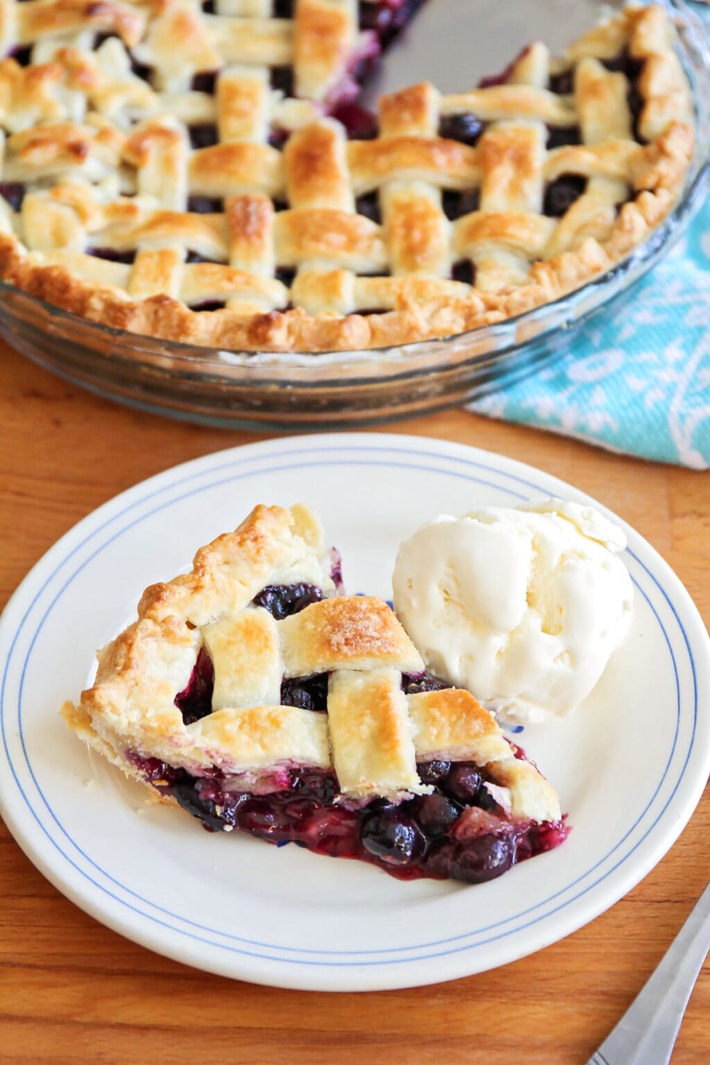 Blueberry Pie {From Scratch!} | Lil' Luna