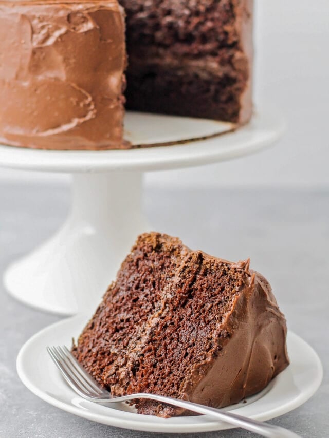 Sour Cream Chocolate Cake Recipe | Lil' Luna