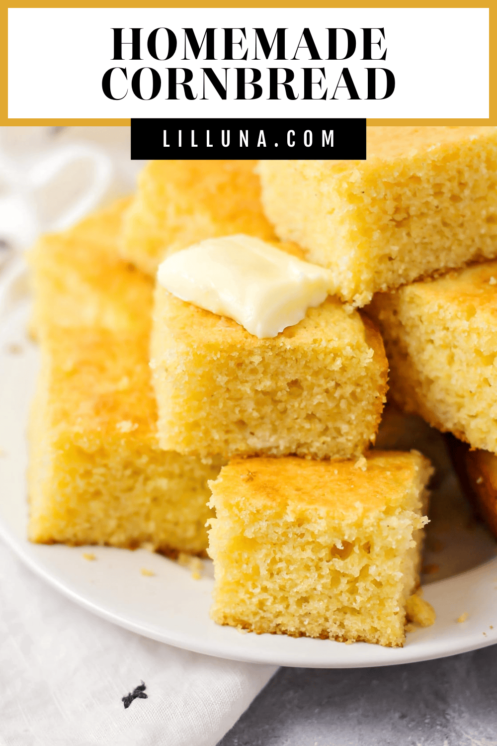 Homemade Cornbread Recipe | Lil' Luna