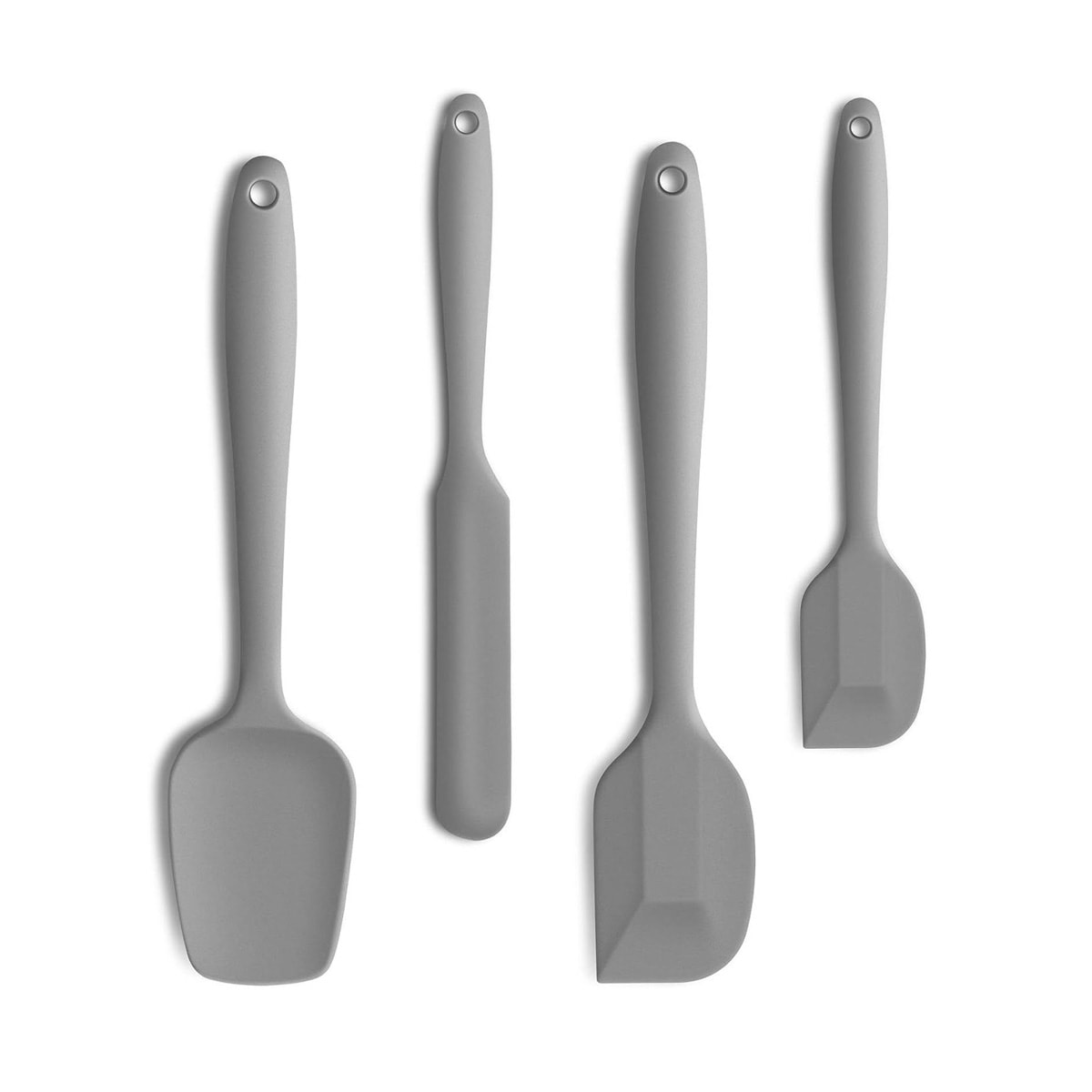 A set of 4 silicone spatulas.