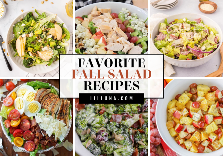 20+ Fall Salad Recipes | Lil' Luna