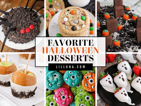A collection of 50+ Halloween desserts.