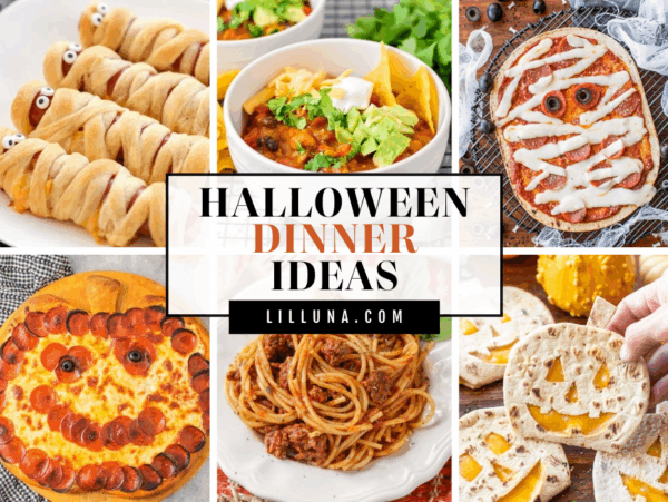 A collection of 75+ Halloween dinner ideas.