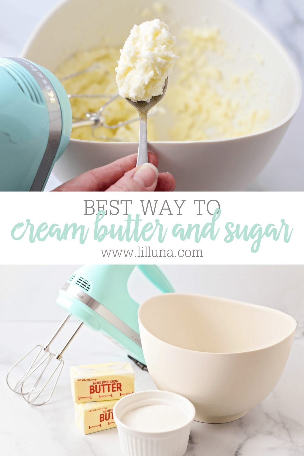 How to Cream Butter and Sugar {Step by Step!} Lil' Luna