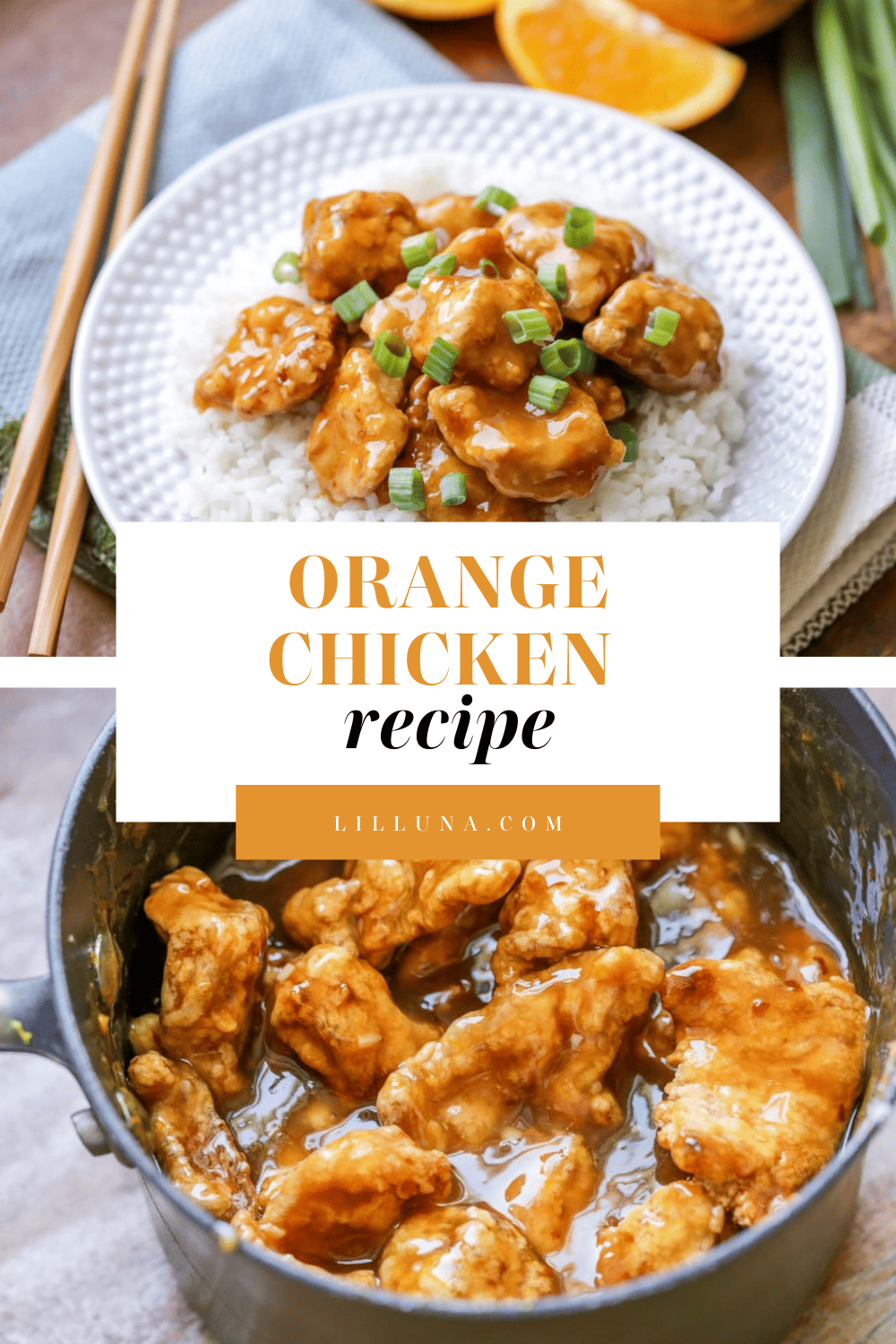 Copycat Panda Express Orange Chicken | Lil' Luna