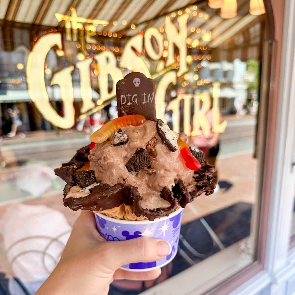 Rest in Chocolate Sundae from Gibson Girl Ice Cream Parlor.