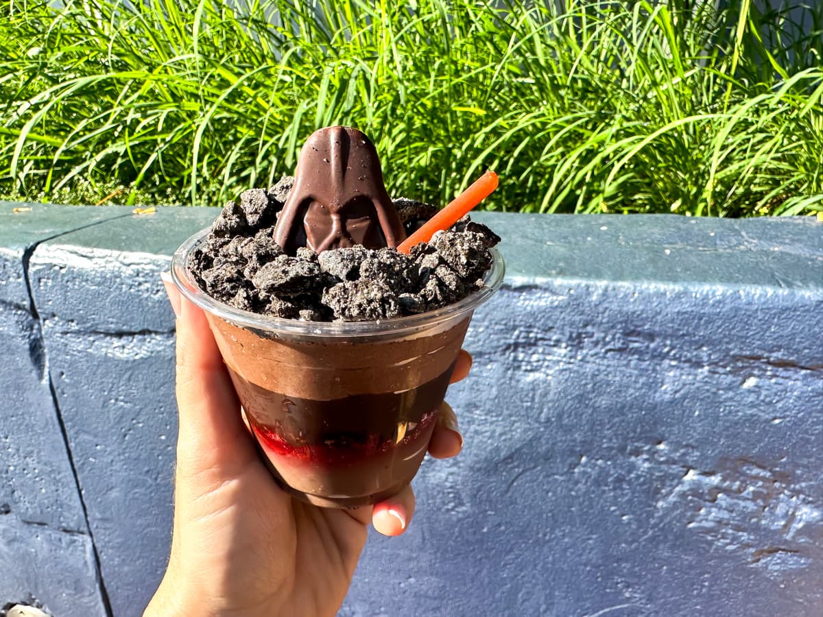 Darth by Chocolate Parfait from Galactic grill.
