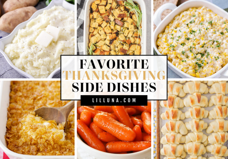 60+ Thanksgiving Side Dishes | Lil' Luna