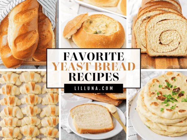 25+ Best Yeast bread recipes - a collection of the best recipes made with yeast.