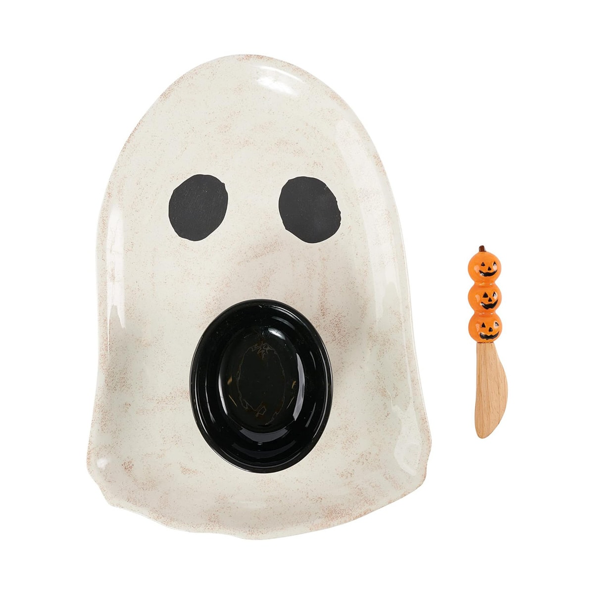 Halloween ghost chip and dip set.