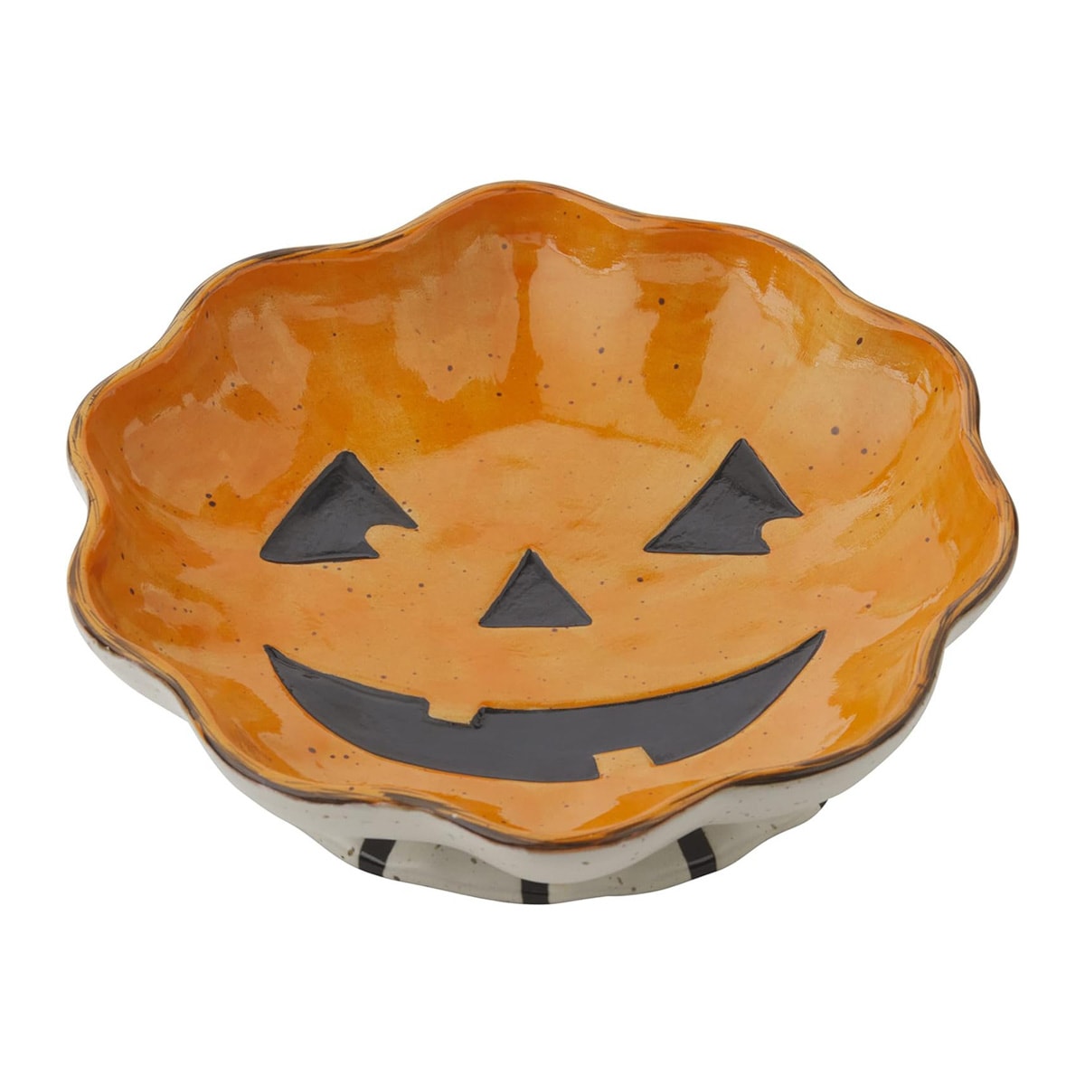 Halloween stoneware candy bowl dish.