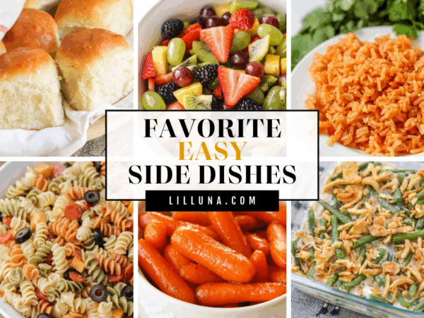 A collection of 100+ easy side dish recipes.