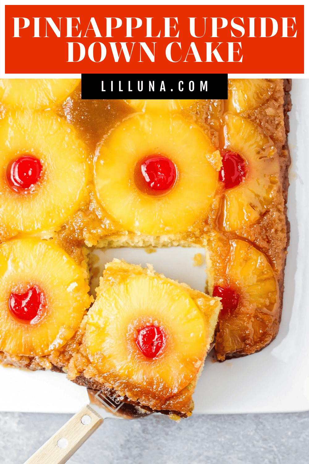 Pineapple Upside Down Cake | Lil' Luna