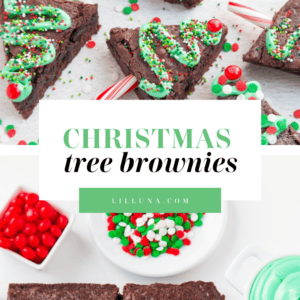 Christmas Tree Brownies - Leah With Love