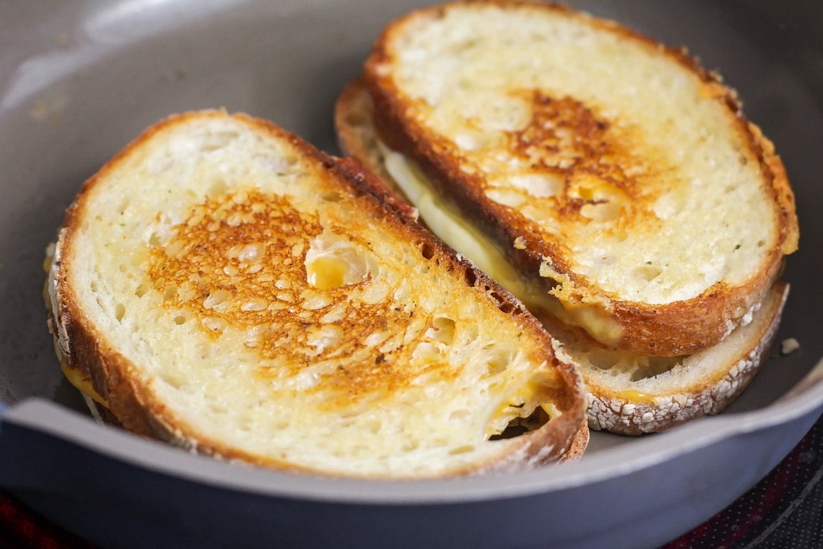 Grilled cheese sandwich to pair with tomato soup.