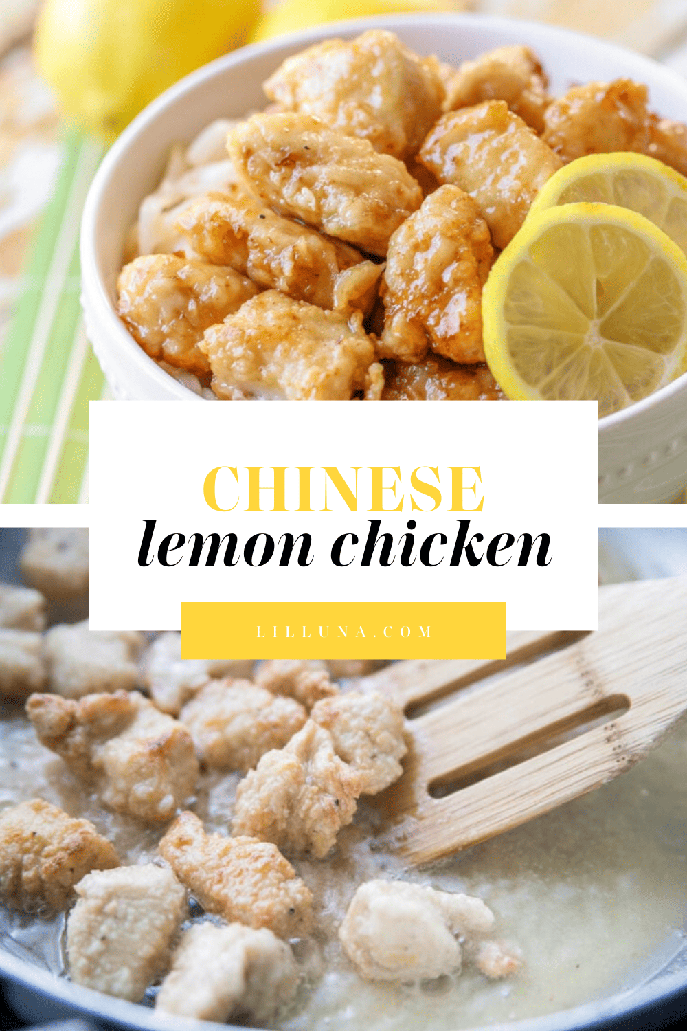 Chinese Lemon Chicken Recipe Lil Luna