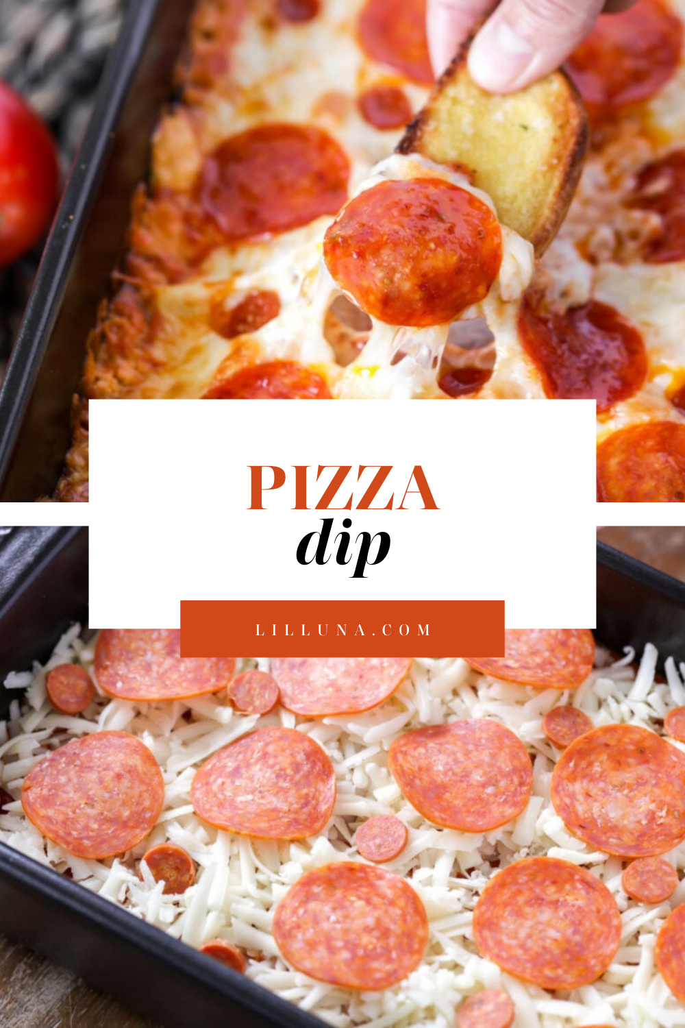 Easy Cheesy Pizza Dip | Lil' Luna