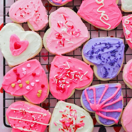 Best Valentine Sugar Cookies | Lil' Luna