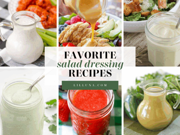 A collection of 15 of the best salad dressing recipes.