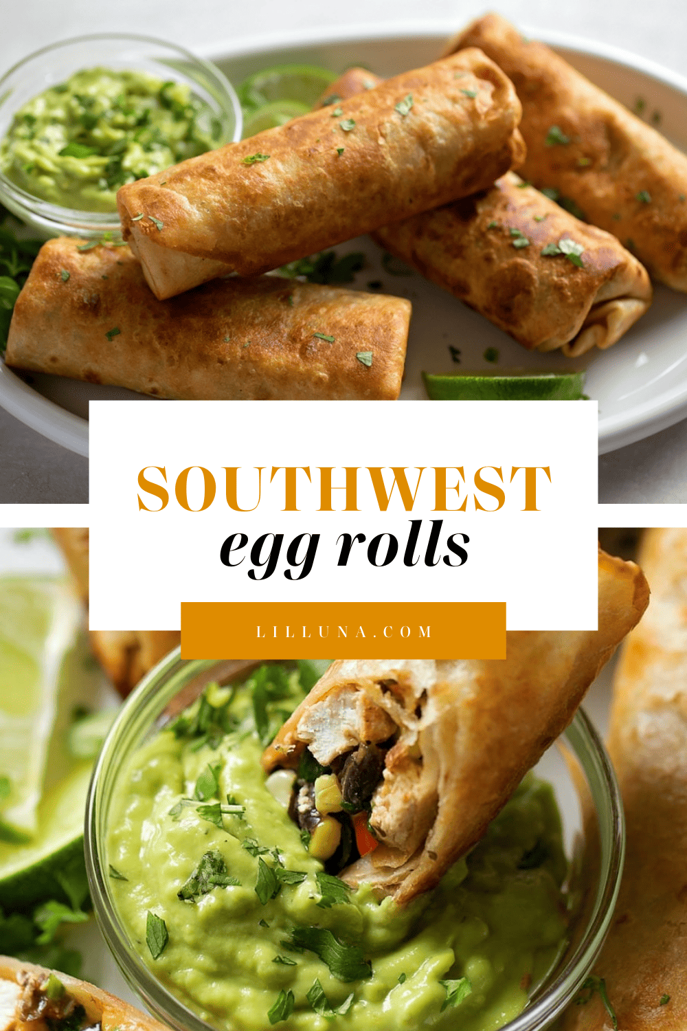 Southwest Egg Rolls | Lil' Luna