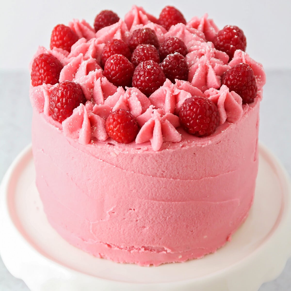 Lemon Raspberry Cake | Lil' Luna