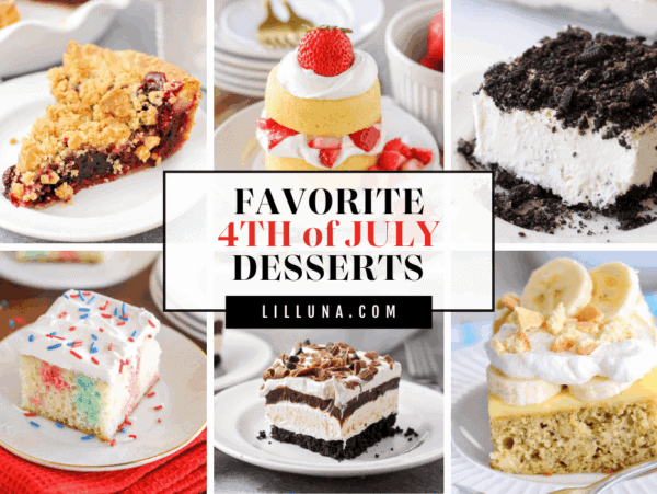 A collection of 65+ 4th of July desserts.
