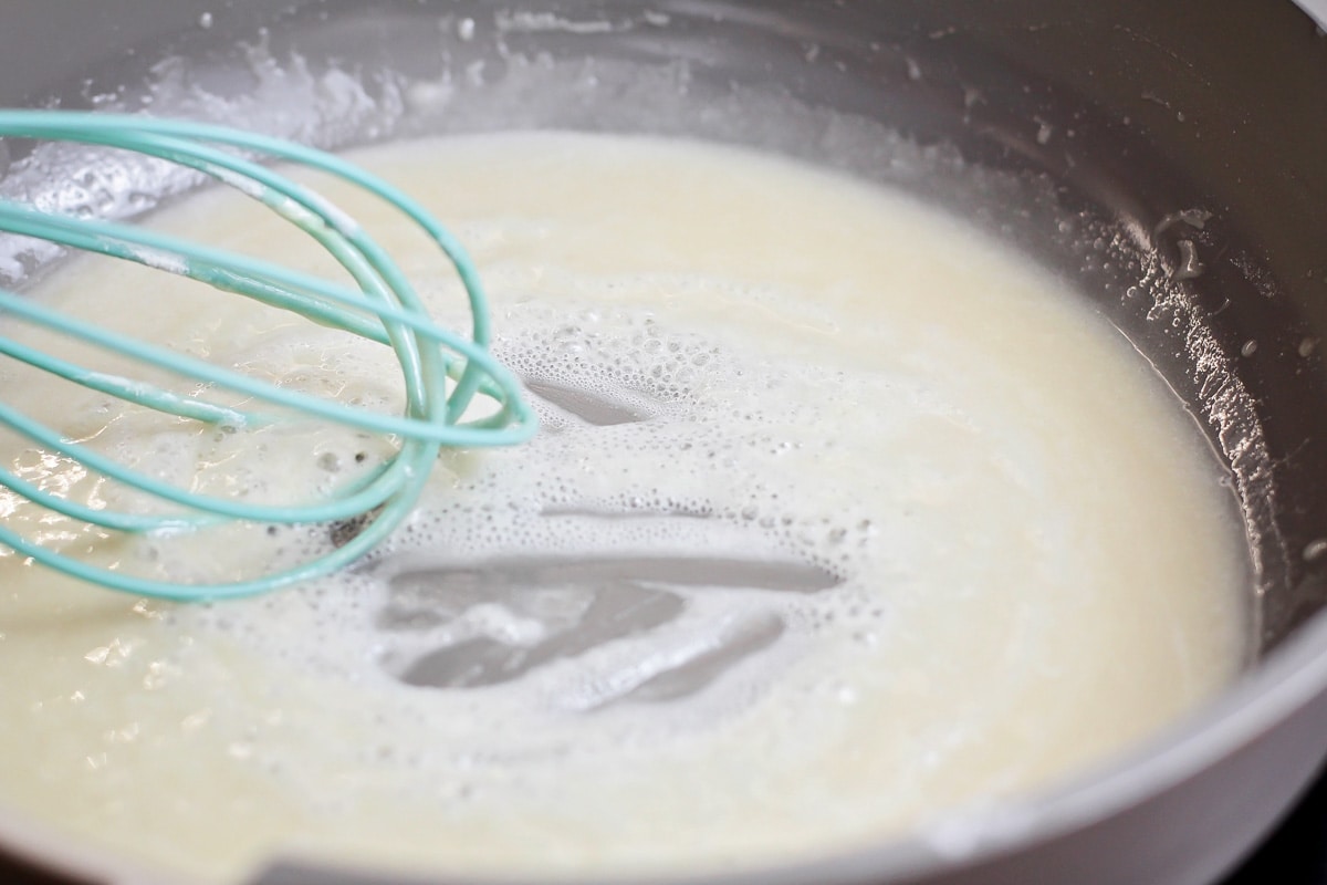 Roux for enchilada sauce.