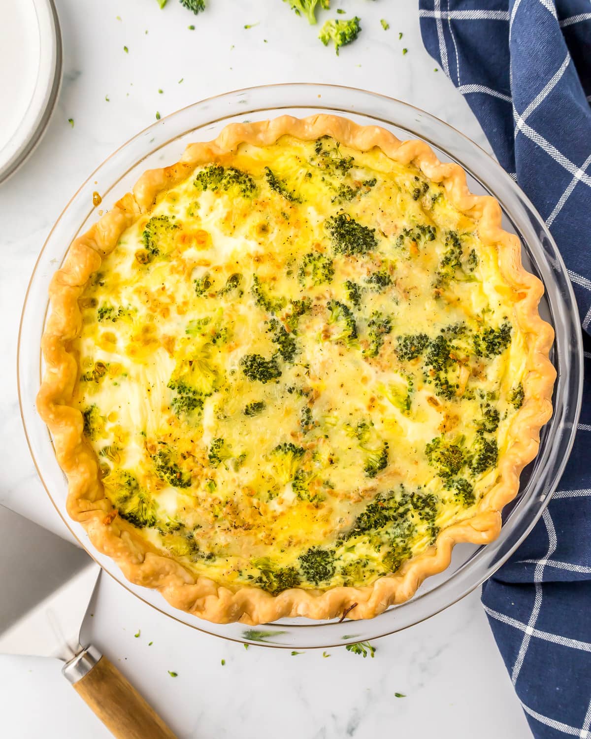 Broccoli Quiche | Lil' Luna