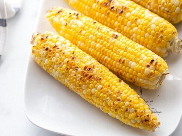 Image of corn for tutorial on how to grill corn on the cob.