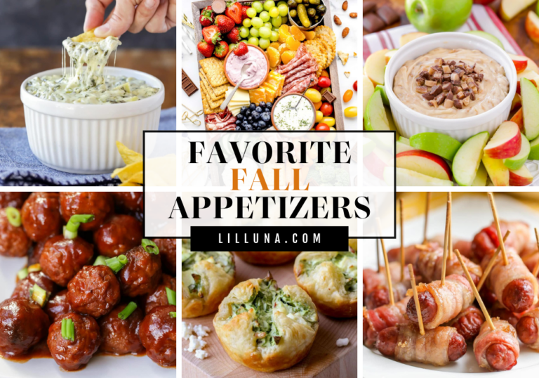 55+ Fall Appetizers | Lil' Luna