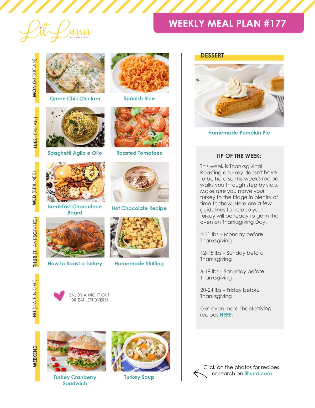 Meal plan 177 graphic.