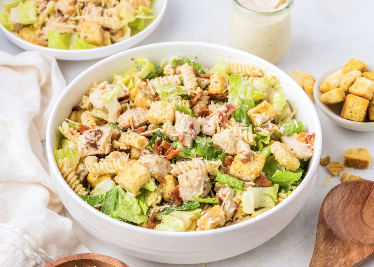 Chicken Caesar Pasta Salad
