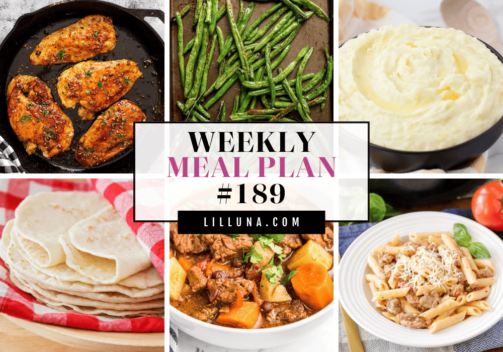 Meal Plan 189 graphic.