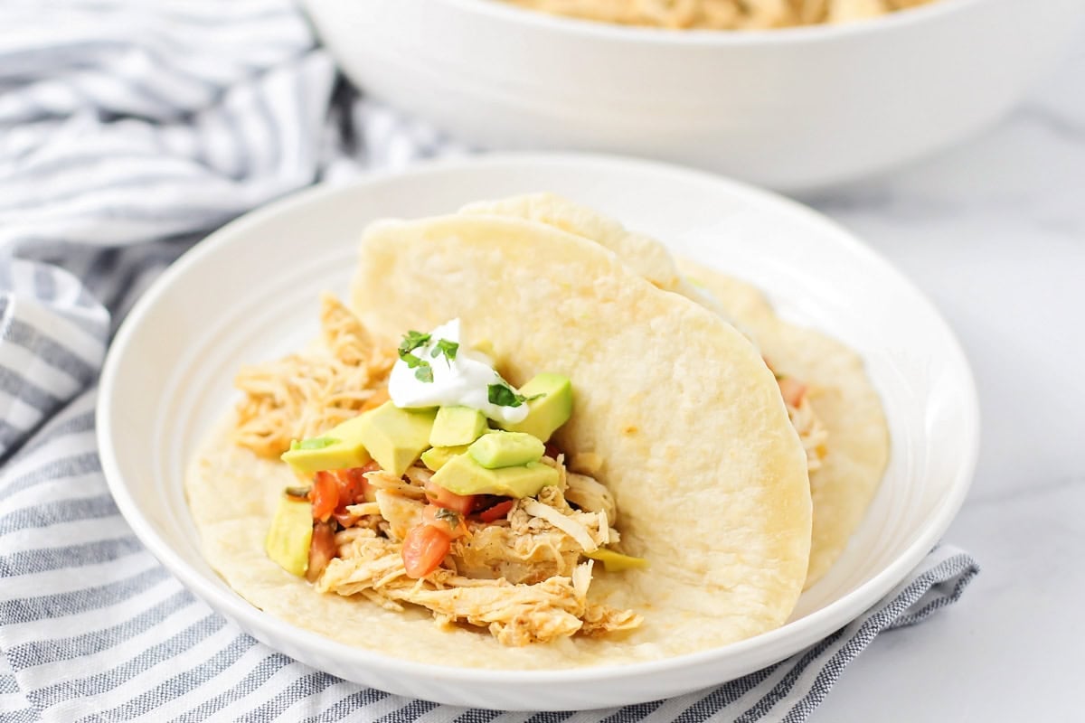 Instant Pot Chicken Tacos