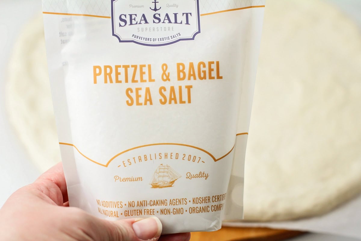 A bag of pretzel salt.