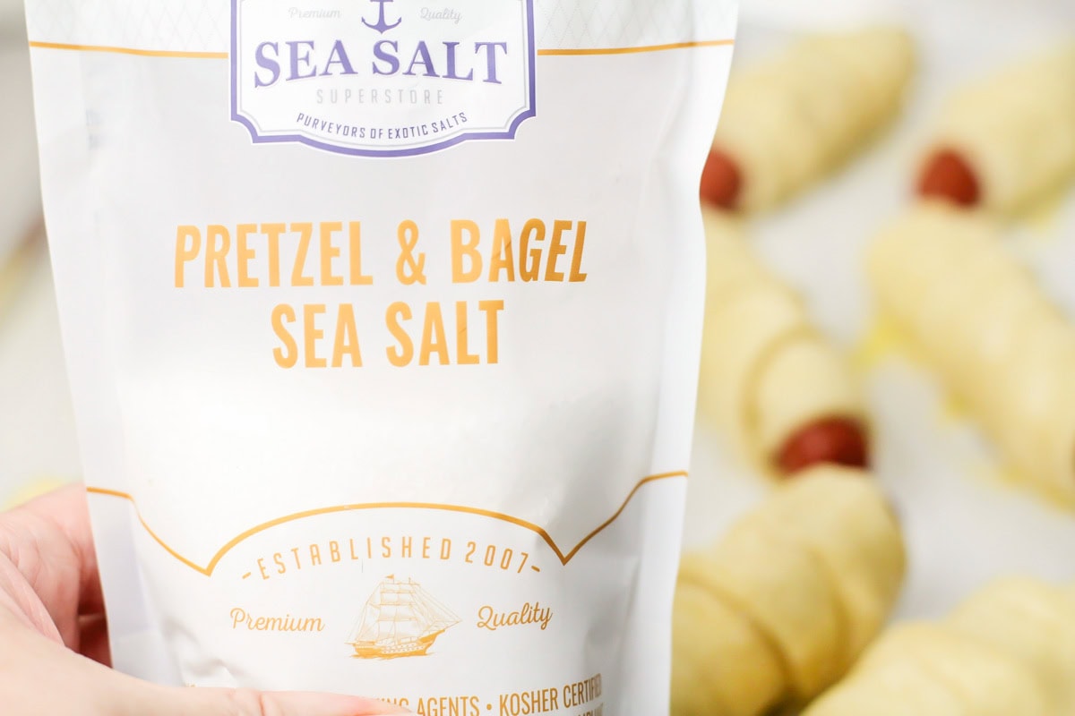 A bag of pretzel salt.