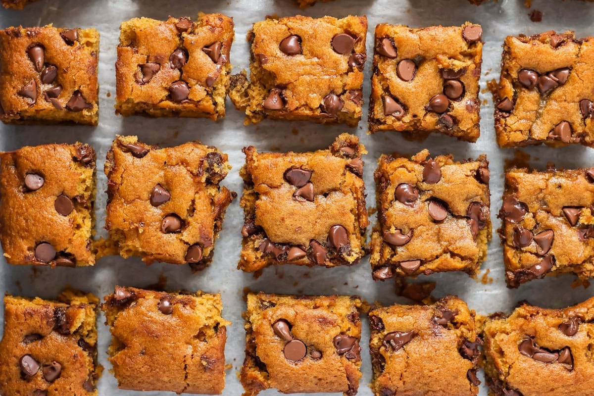 Pumpkin Chocolate Chip Bars Recipe