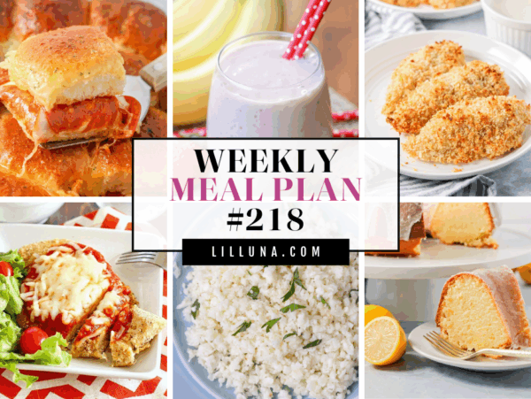 Meal plan 218 graphic.