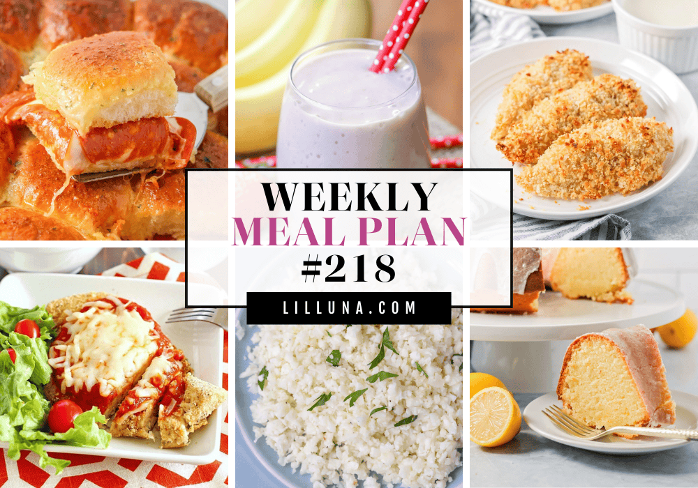 Meal Plan 218 graphic.