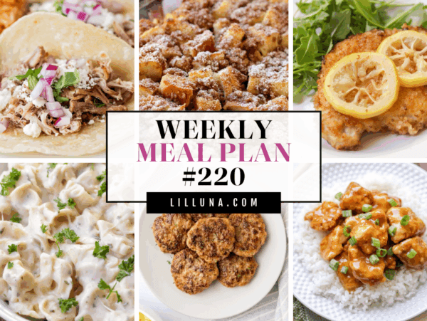 Meal Plan 220 graphic.